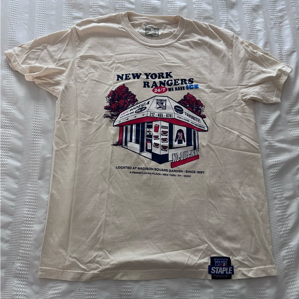 Rare Jeff Staple NY Rangers Tee Large